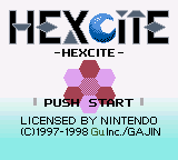 Hexcite - The Shapes of Victory (USA, Europe) (SGB Enhanced) (GB Compatible)
